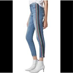 Blank NYC The Bond Mid-Rise Sparkle Skinny Jeans Size 24